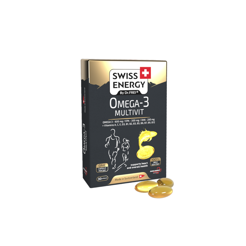 SWISS ENERGY OMEGA 3 MULTIVIT 30 CAPS