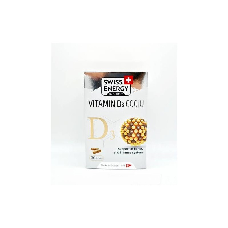SWISS ENERGY NANO VITAMIN D3 600 IU 30 CAP