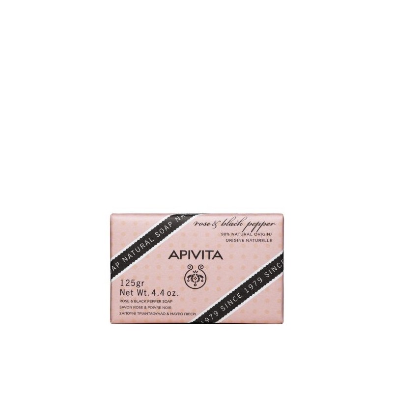 Apivita Soap Natural Rose 125g