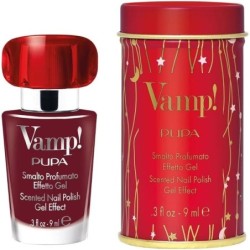 PUPA VAMP! SCENTED NAIL POLISH GEL EFFECT 217- BORDEAUX CHERRY