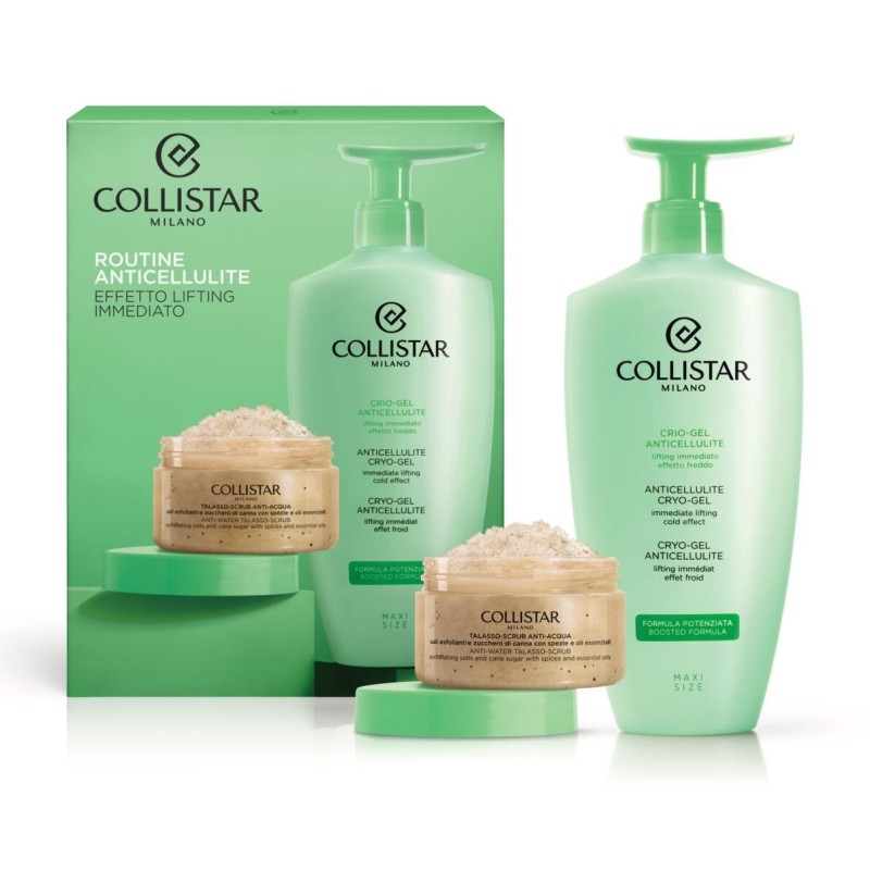 COLLISTAR BODY SET ROUTINE: ANTI-WATER TALASSO-SCRUB 150G + ANTICELLULITE CRYO-GEL 400ML