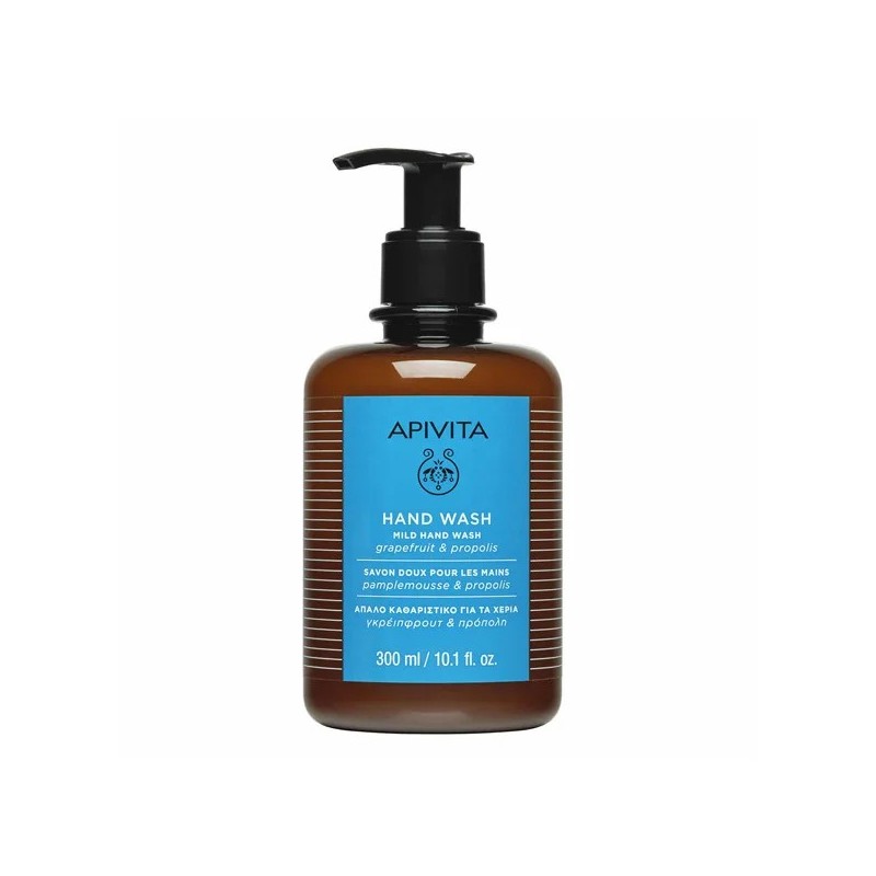 Apivita Mild Hand Wash Grapefruit & Propolis 300ml