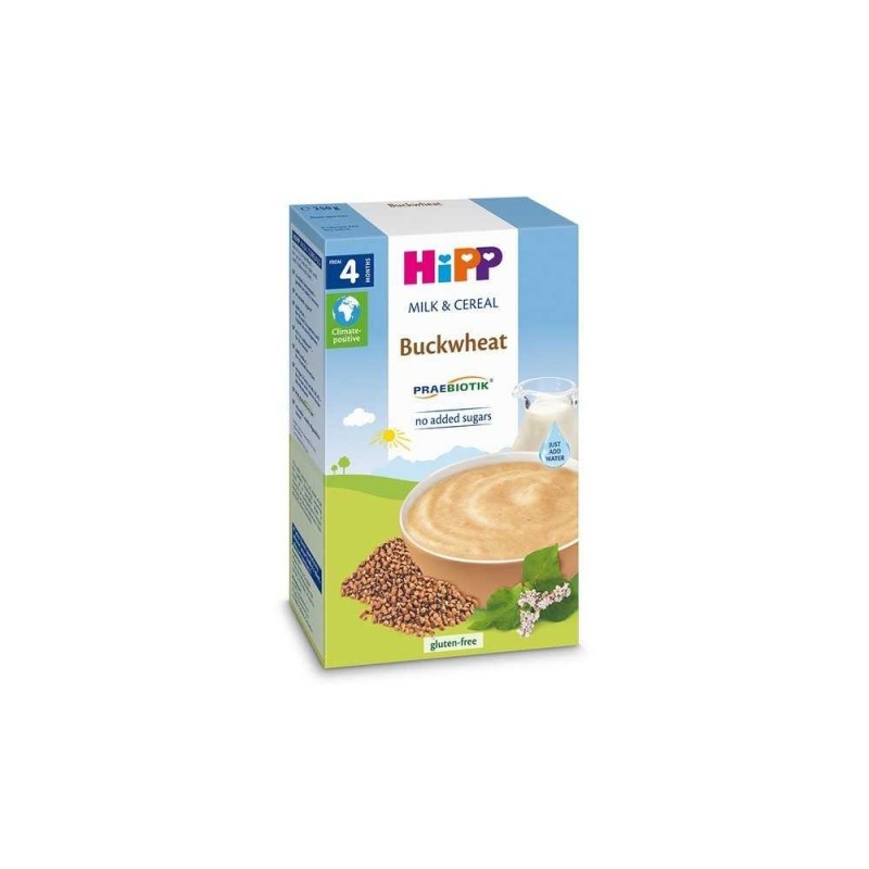 HIPP MILK&CEREAL BUCKWHE 250GR