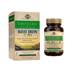 Solgar E Source Iron Koji 27mg 30 Caps