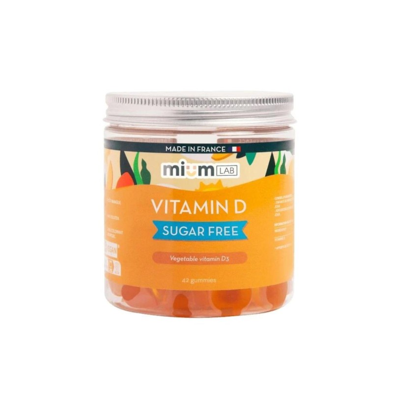 MIUM LAB VITAMIN D SUGAR FREE 42 GUMMIES