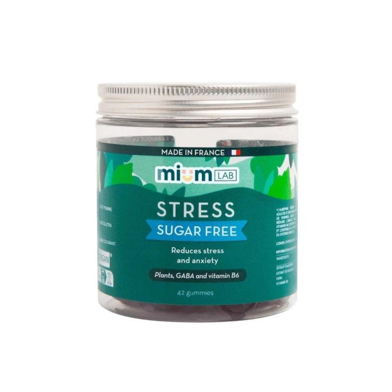 MIUM LAB STRESS SUGAR FREE 42 GUMMIES