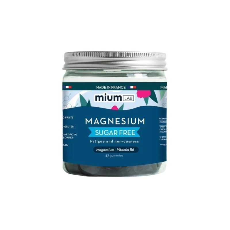 MIUM LAB MAGNESIUM SUGAR FREE 42 GUMMIES