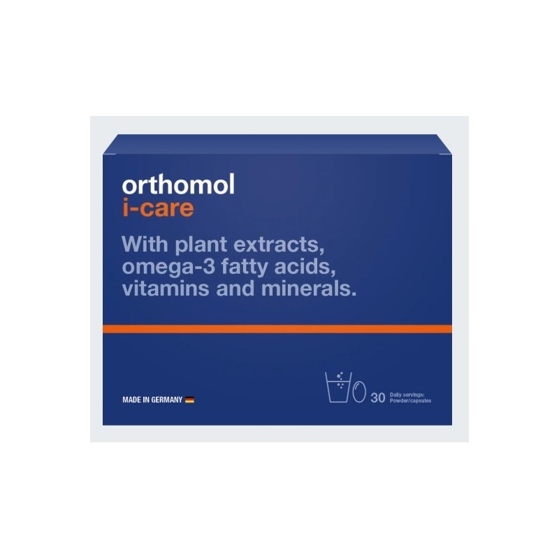 ORTHOMOL I-CARE POWDER + CAPSULES 30