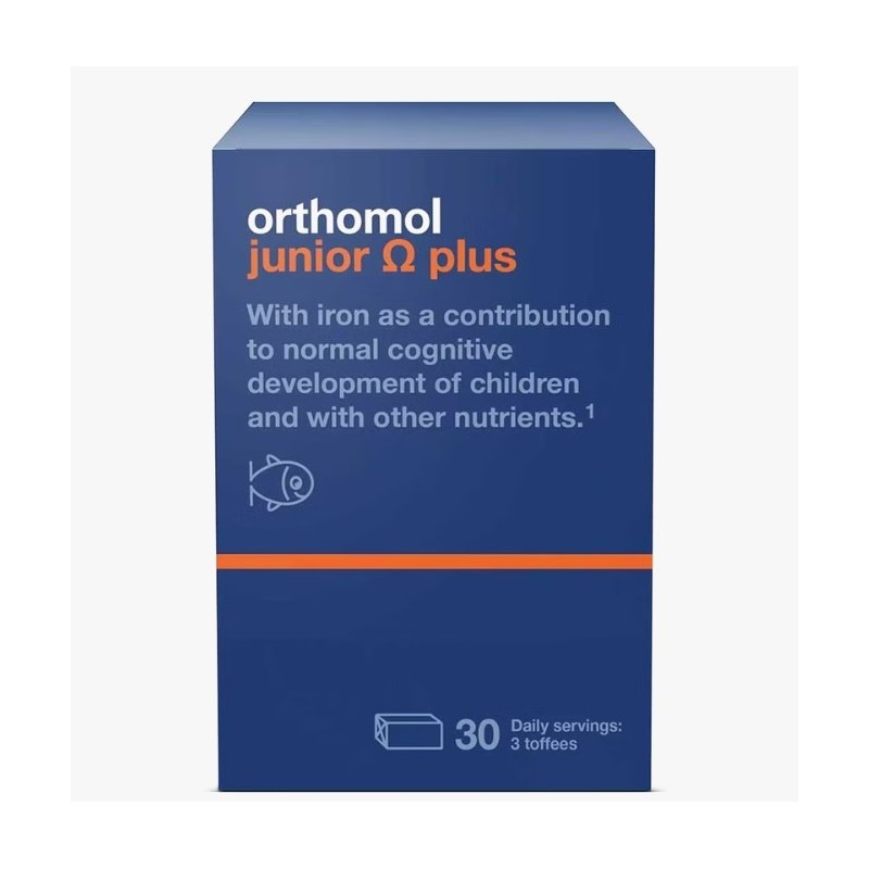 ORTHOMOL JUNIOR OMEGA PLUS TOFFEES 30DAYS