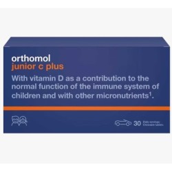 ORTHOMOL JUNIOR C PLUS MAN/ORANGE CHEW 30DAYS