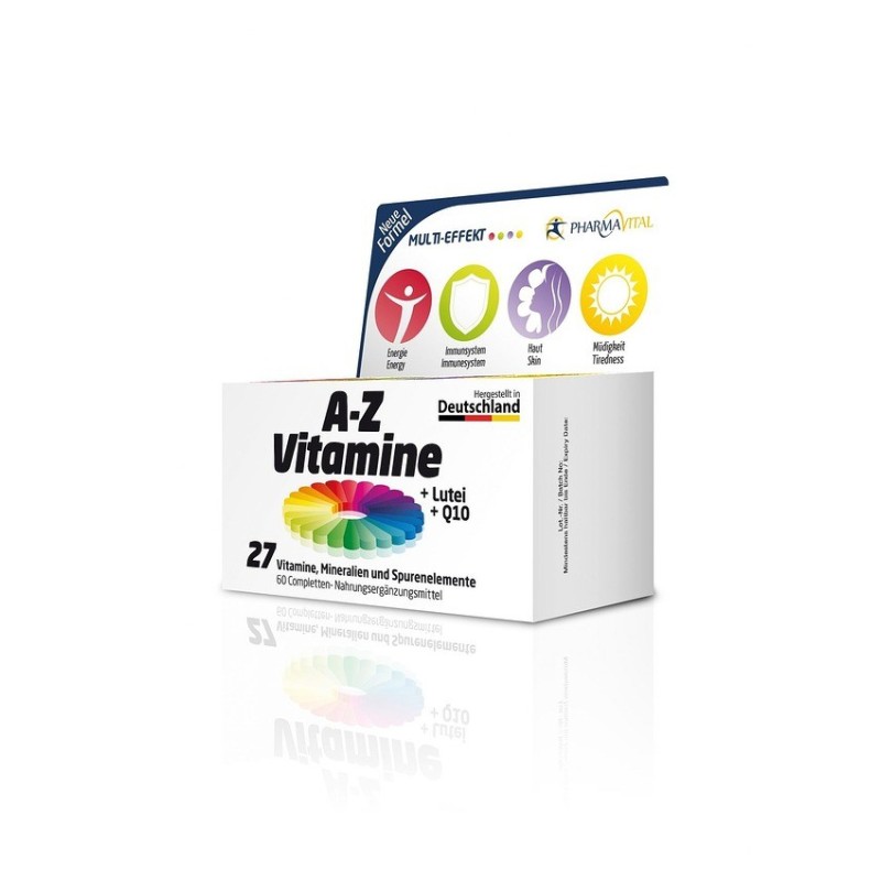 Pharmavital A-Z Multivitamin Lutein Q10 60 Tablets