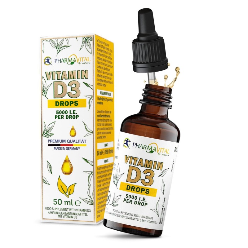 Pharmavital Vegan Vit D3 Drops 5000 I.U.