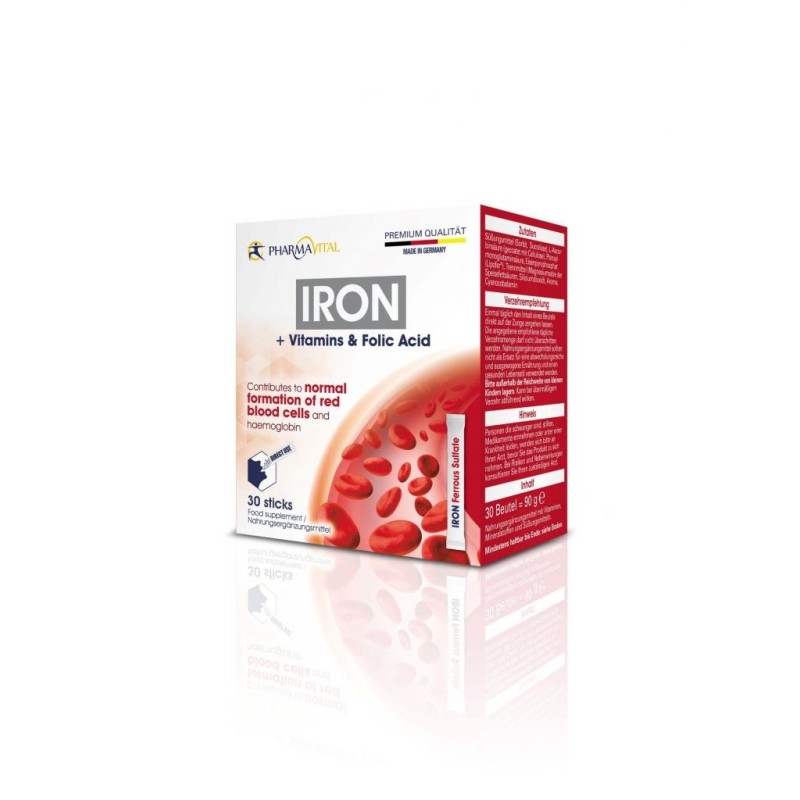 Pharmavital Iron + Vitamin & Folic Acid 30Sticks