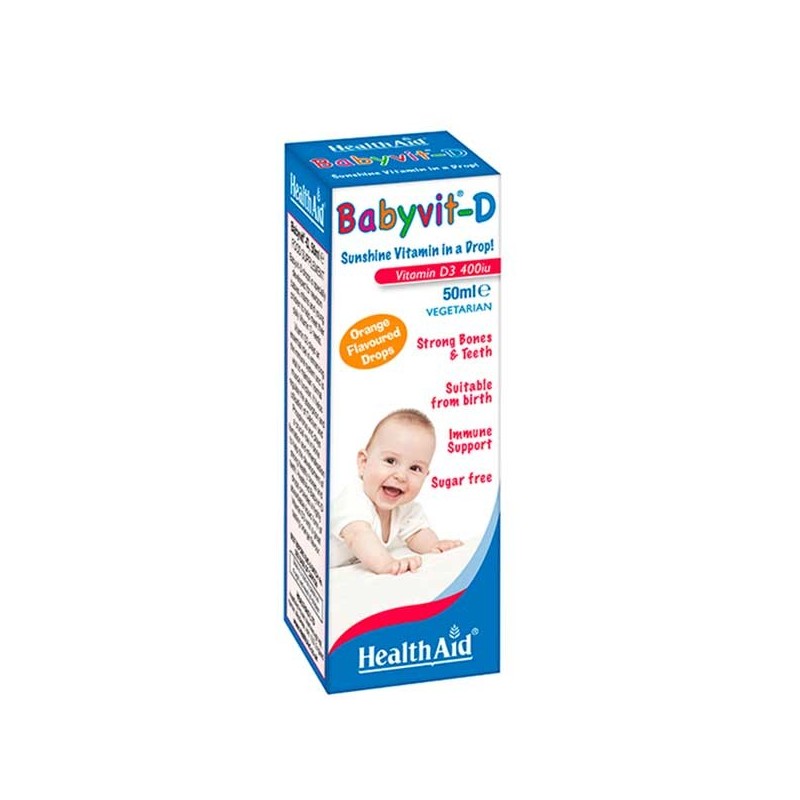 Health Aid Baby Vit D 400iu Drops 50ml