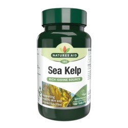 Natures Aid Sea Kelp 180Tabs