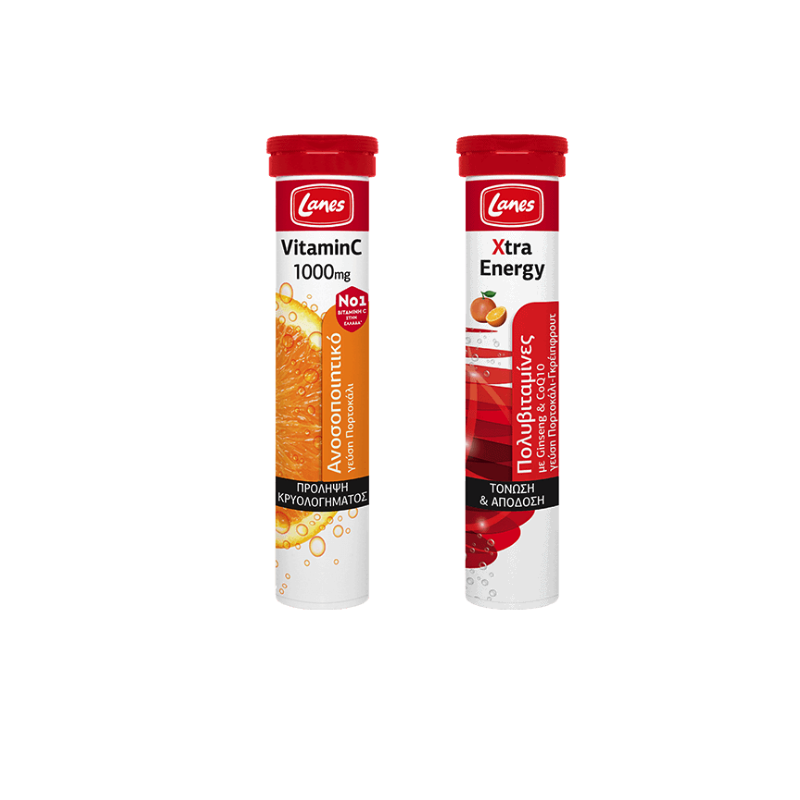 Lanes Xtra Energy + Vitamin C 1+1 Free