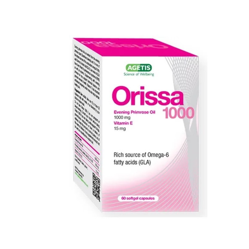 AGETIS Orissa 1000mg X 60 SoftGel caps