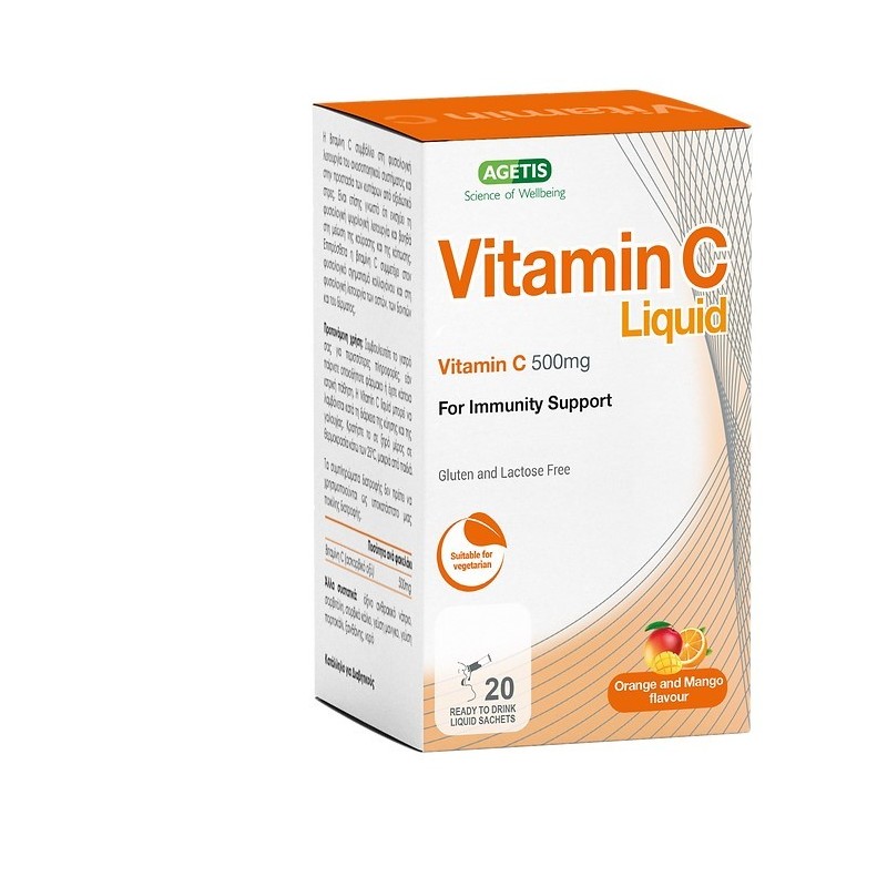 Agetis Vitamin C-Liquid 20 Liquid Sachets