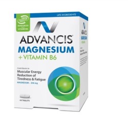 Advancis Magnesium & Vitamin B6 60 Tabs