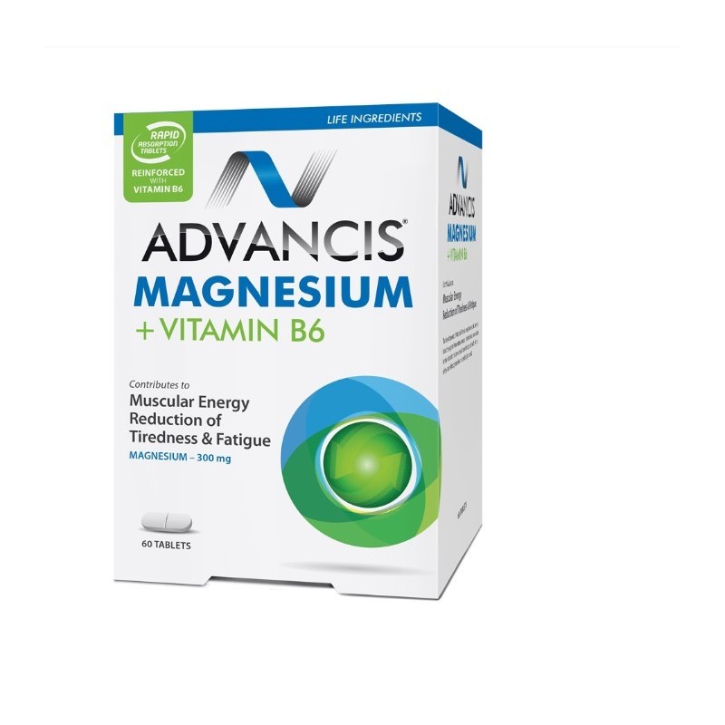 Advancis Magnesium & Vitamin B6 60 Tabs