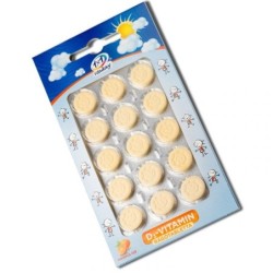 VITADAY VITAMIN D3 CHEWBLE 15 TABS (BLUE)