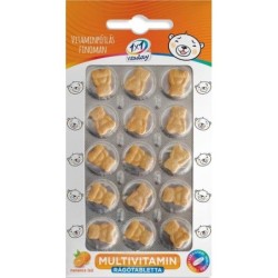 VITADAY MULTIVITAMIN 15 CHEWABLE TABS (BEAR ORANGE)