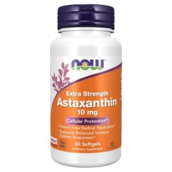 NOW ASTAXANTHIN 10MG 60 SOFTGELS