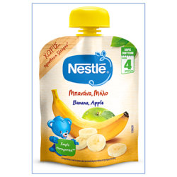 NESTLE BANANA APPLE POUCHES 90g