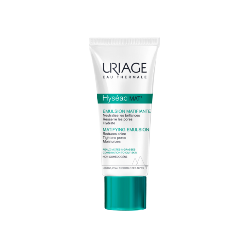 Uriage Hyseac Mat' Matifying Emulsion Κρέμα-Gel Προσώπου για Ματ Αποτέλεσμα, 40ml