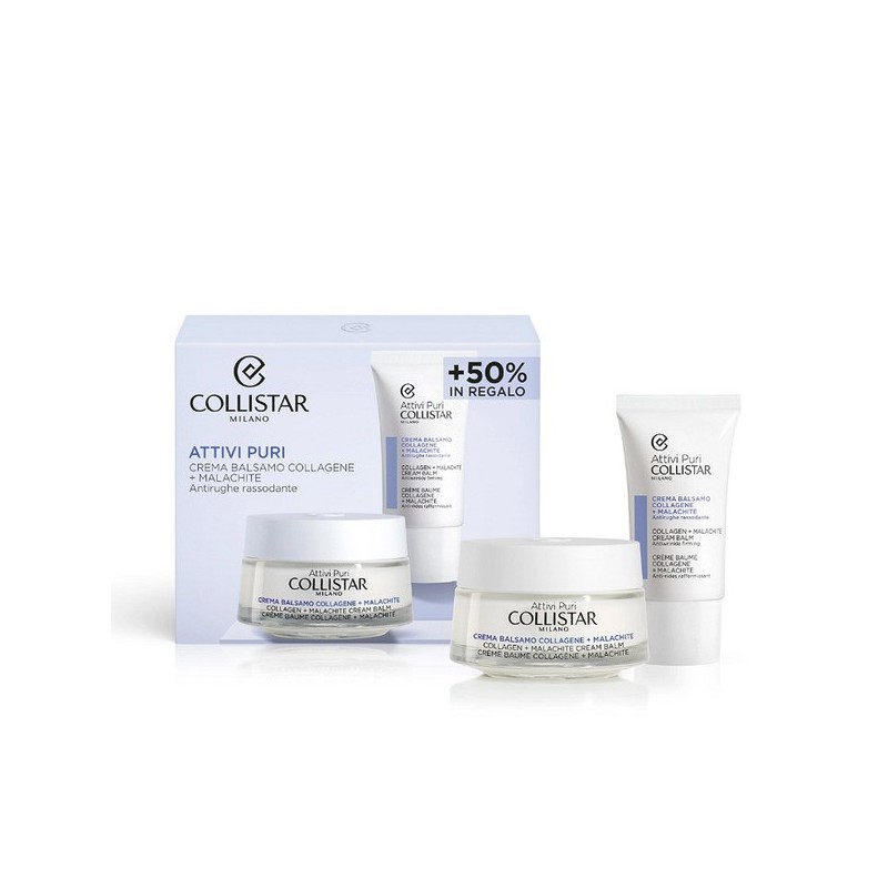 COLLISTAR FACE ATTIVI COLLAGEN MALACHITE CREAM BALM ANTIWRINKLE FIRMING 50ML +50% FREE