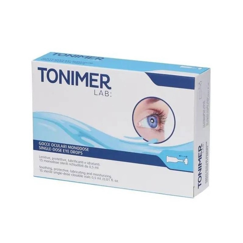 Tonimer Lab Single Dose Eye Drops 15x0.5