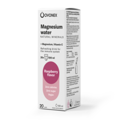 OVONEX MAGNESIUM WATER RASPBERRY 100ML