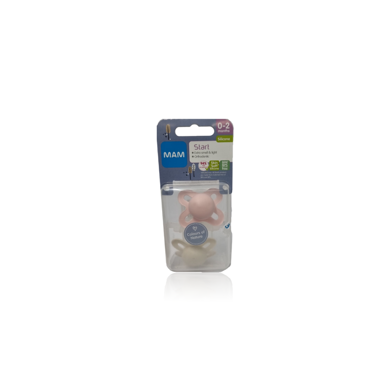 Mam Start Soother Pink Silic 0-2m 776244