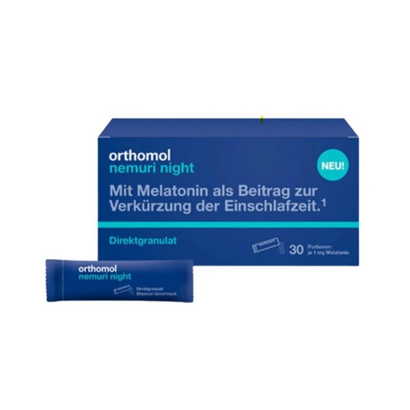 ORTHOMOL NEMURI (MELATONIN) NIGHT GRANUL