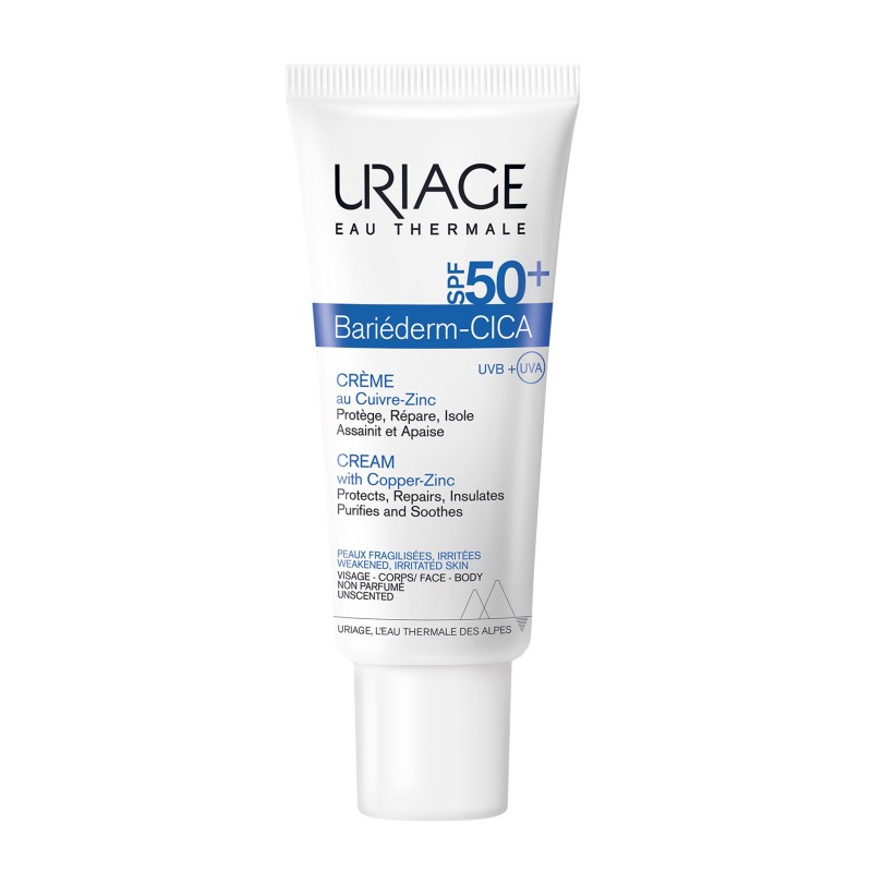 Uriage Bariederm Cica Cream With Copper Zinc SPF 50 40ml