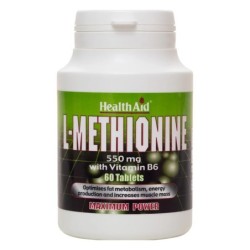 Health Aid L-Methionine 550 Mg Tabs 60