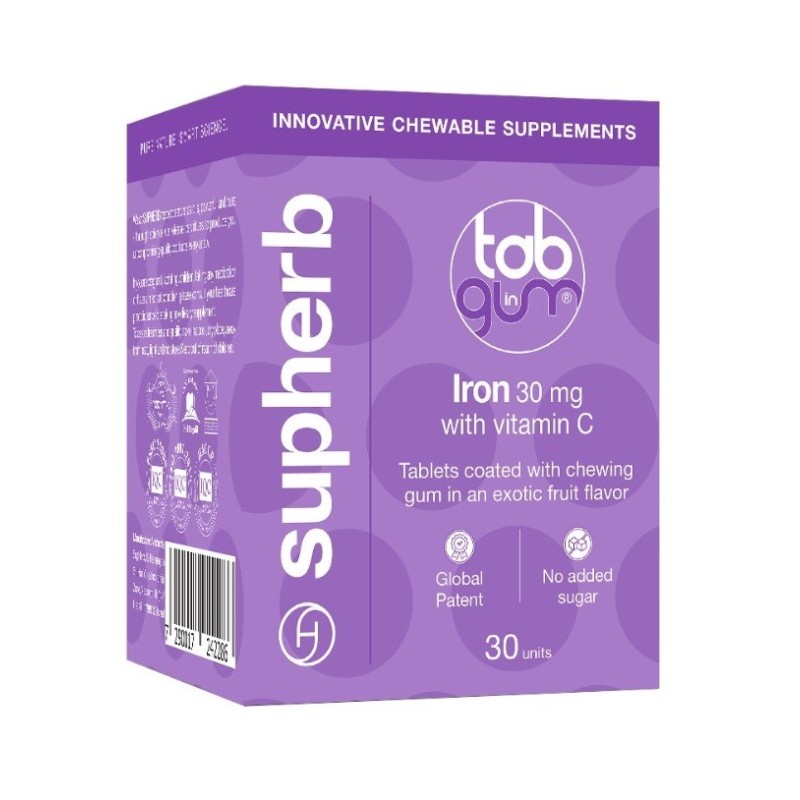 Supherb Tab In Gum Iron 30 tabs