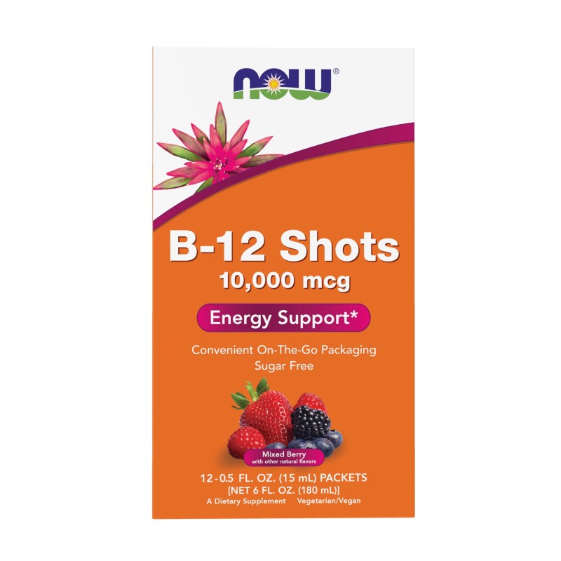 NOW B12 10 000 MCG SHOTS 12 05 FL OZ SHOTS