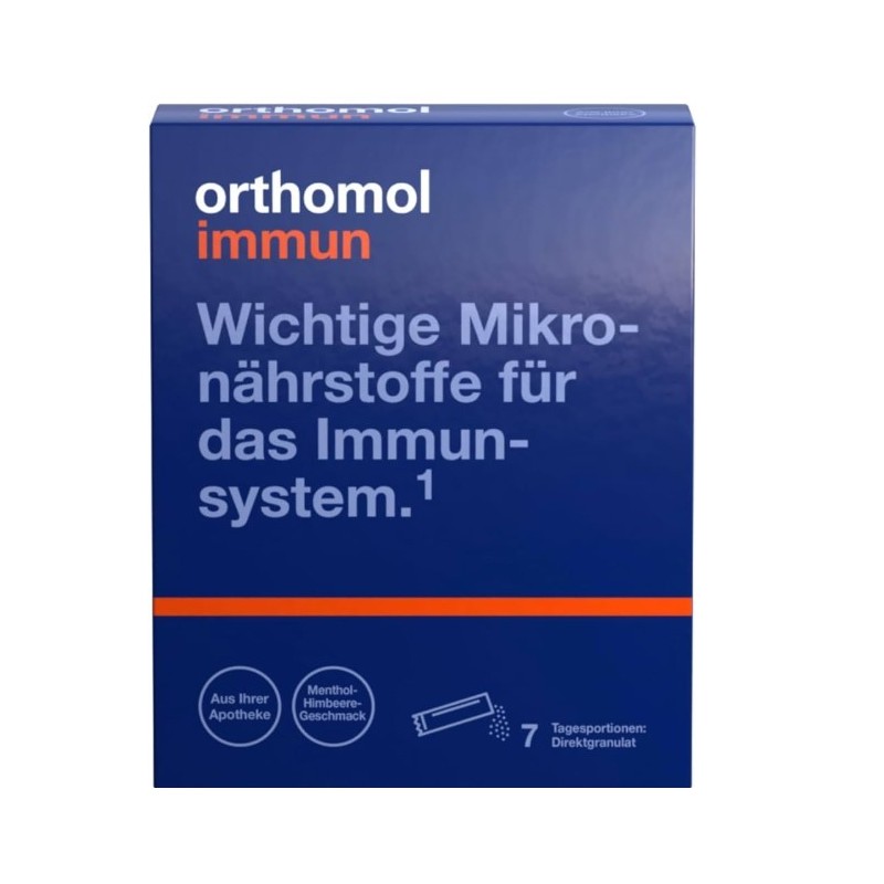 ORTHOMOL IMMUN DRY GRAN MENTHOL-RASP  7D