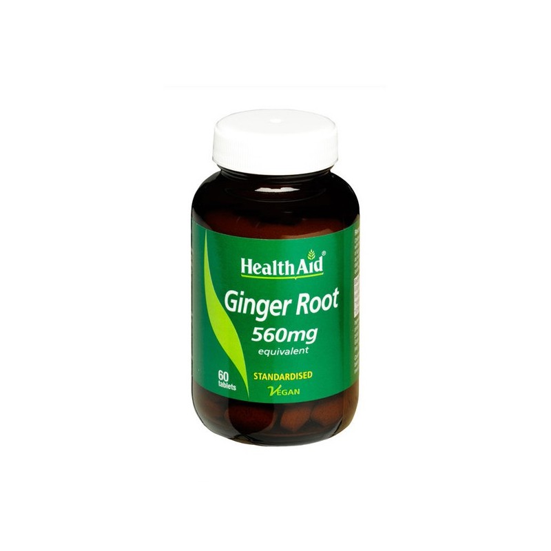 Health Aid Ginger Root Tabs 60