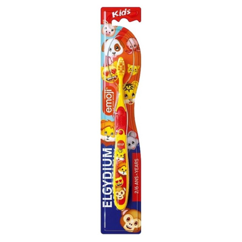 ELGYDIUM EMOJI TOOTHBRUSH KIDS 2-6 YEARS