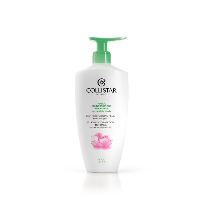 Collistar Deep Moisturizing Fluid for All Skin Types with Extract of Italian Peony