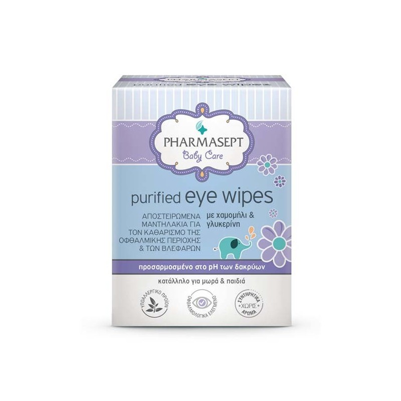 Pharmasept Baby Purified Eye Wipes 10pcs