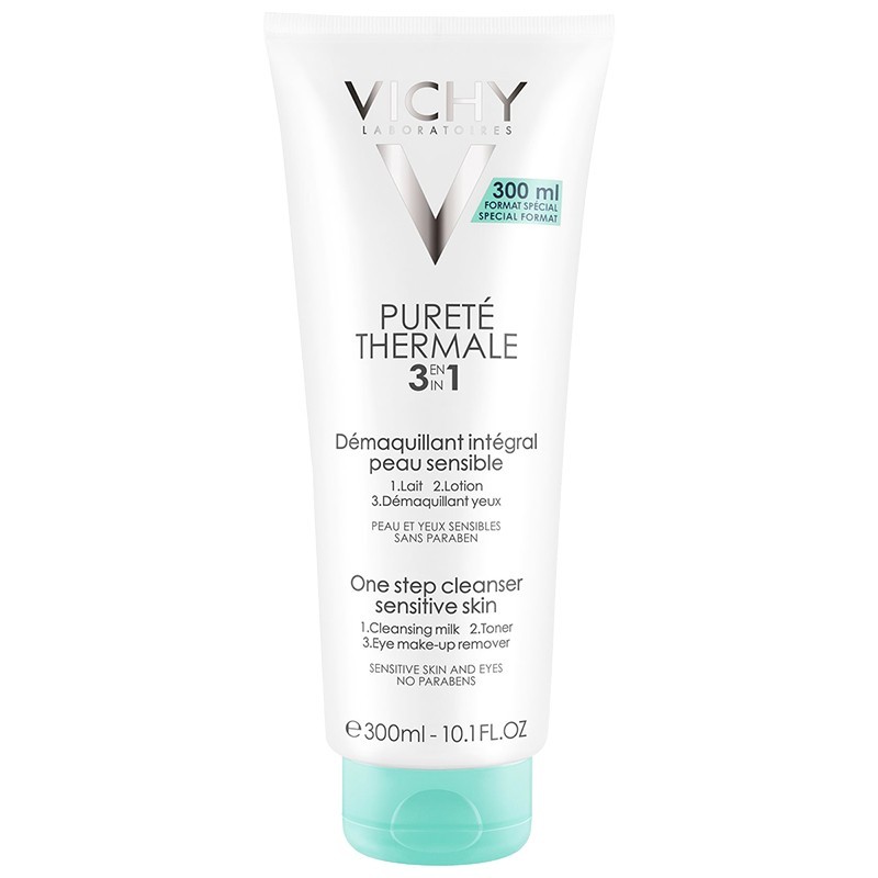 VICHY PURETE THERMALE 3-IN-1 ONE STEP CLEANSER SENSITIVE 300ML
