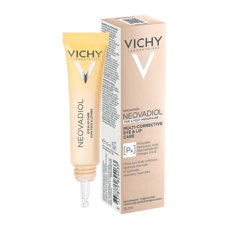 VICHY NEOVADIOL MENOPAUSE MULTI CORRECTIVE EYE & LIP CREAM 15ML