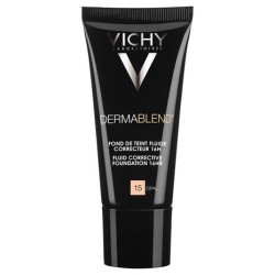 VICHY DERMABLEND FLUID CORRECTIVE FOUNDATION 16HR ALL SKIN TYPES-15 OPAL