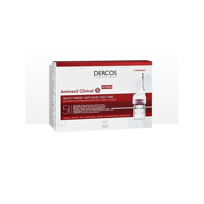 VICHY DERCOS AMINEXIL CLINICAL WOMEN 21X6ML MONODOSES