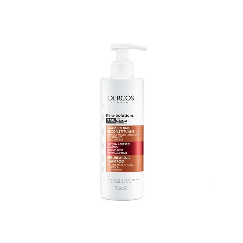 VICHY DERCOS KERA-SOLUTION 2.0% KERATIN SHAMPOO
