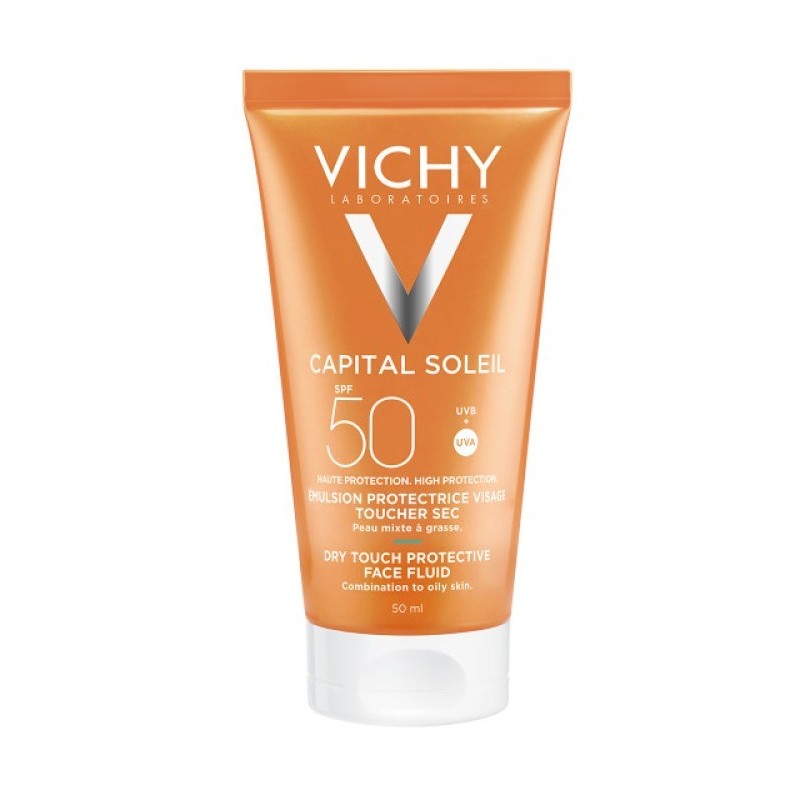 VICHY CAPITAL SOLEIL DRY TOUCH FACE EMULSION SPF50 50ML