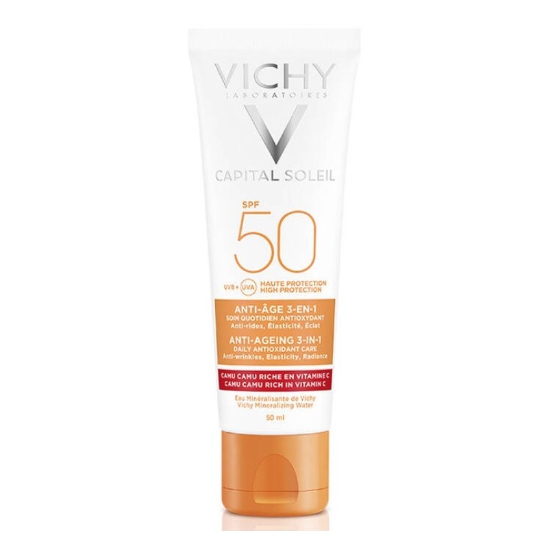 VICHY CAPITAL SOLEIL ANTI AGE 3 IN 1 SPF50 50ML